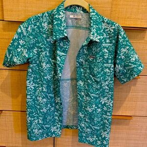 Boys Columbia size Medium tropical shirt